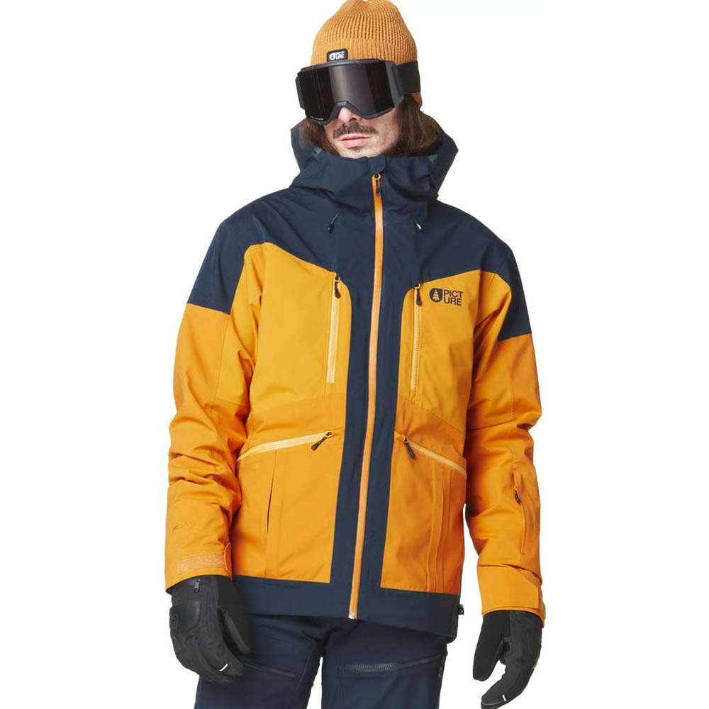 Picture Organic Naikoon Jacket Dark Blue Camel Honey