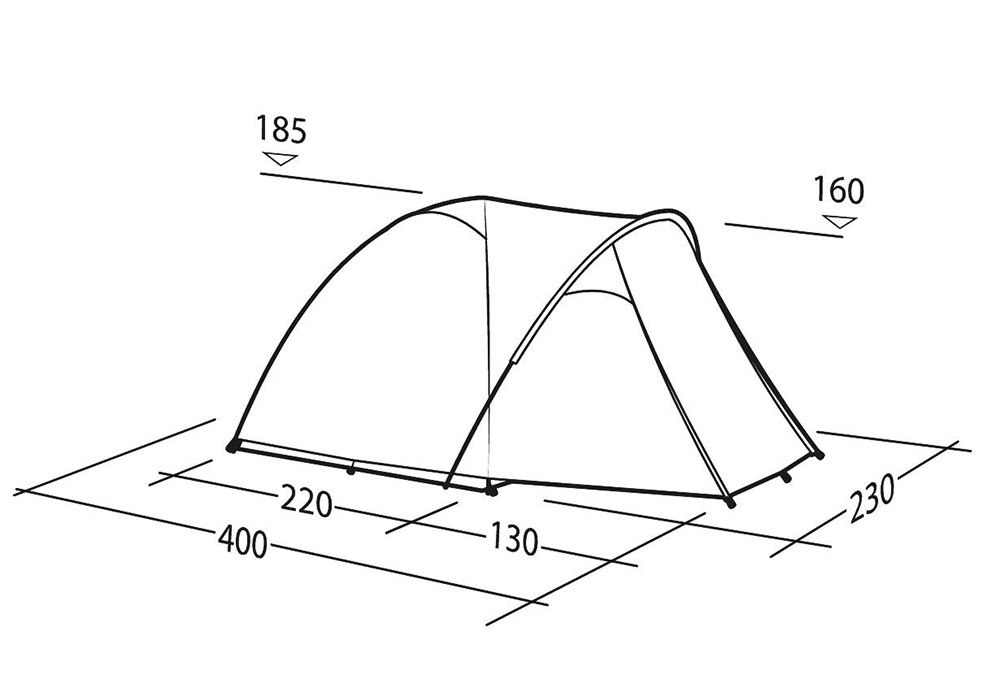 Четириместна палатка Robens Lago Flex 4