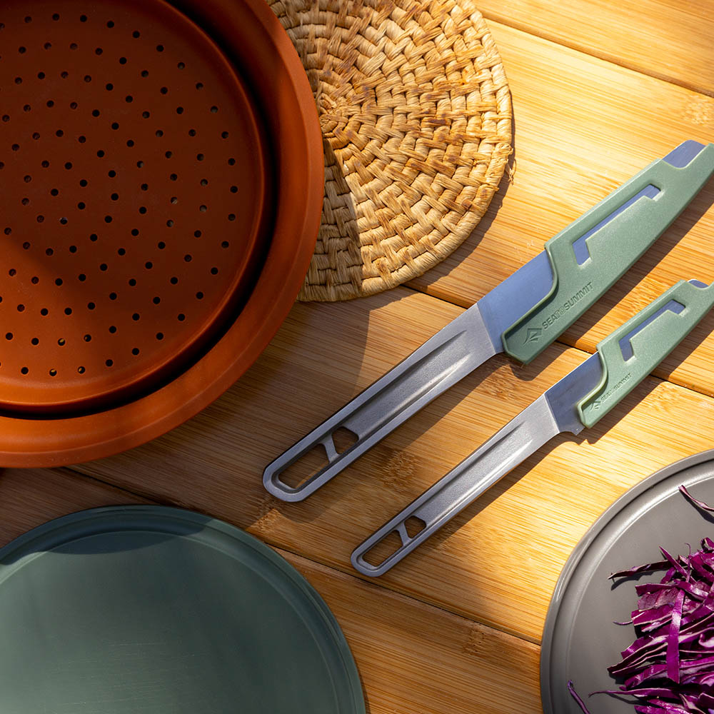 Комплект съдове за готвене Sea to Summit Detour Essentials Camp Kitchen Kit 5L Pot Set- 4 Piece