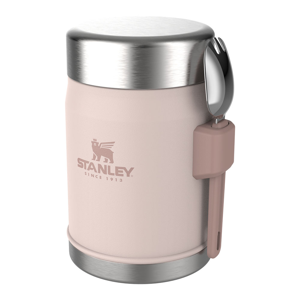Stanley The Legendary Food Jar + Spork 0.4L Rose Quartz