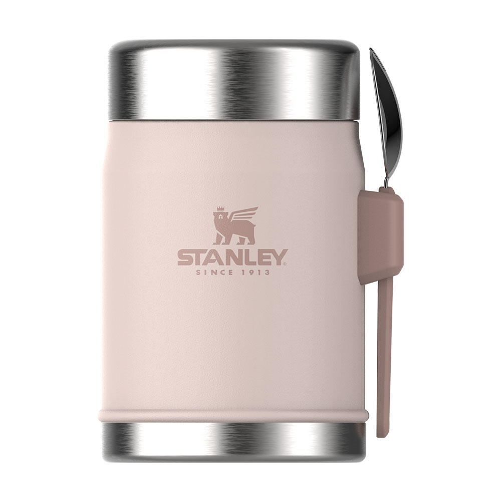 Stanley The Legendary Food Jar + Spork 0.4L Rose Quartz