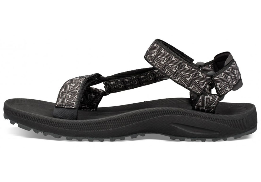 TEVA Winsted Men Sandals Bamboo Black - a great choice for trekking on light trails