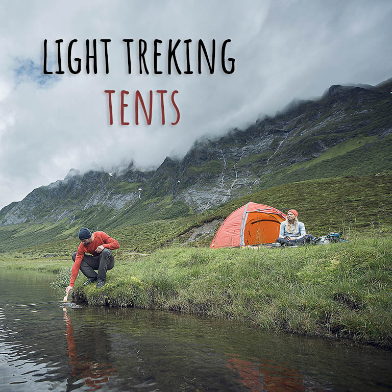 Light trekking tents