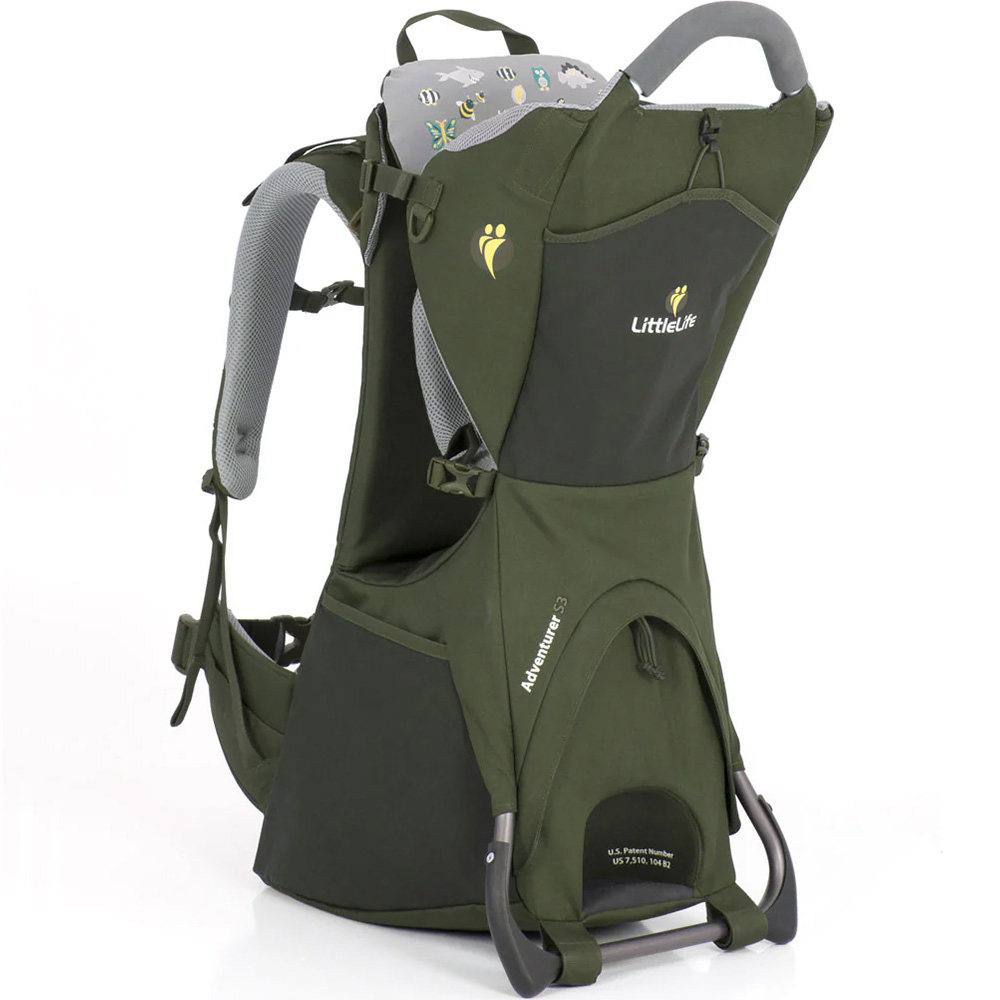 Туристическа раница за носене на дете LittleLife Adventurer S3 Child Carrier Green