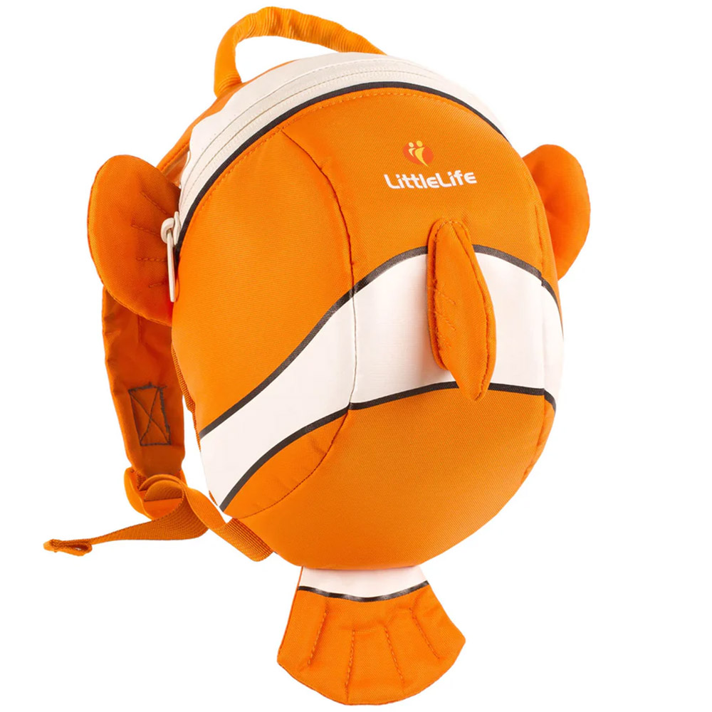 Детска раница с повод LittleLife Toddler Backpack Clownfish