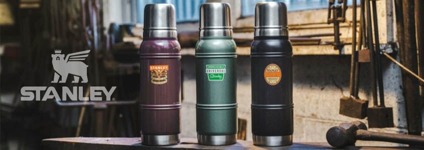 Stanley vacuum mugs, flasks and bottles