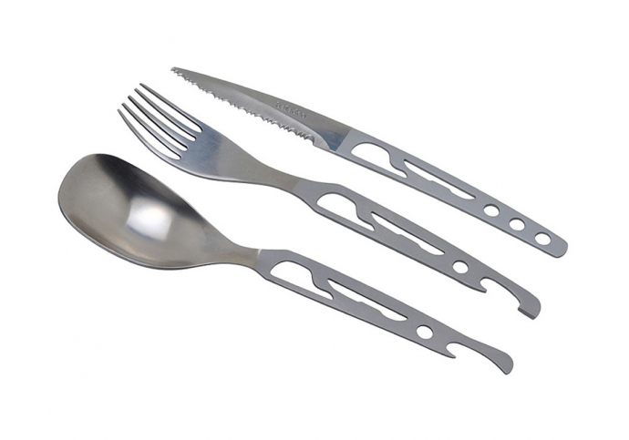 Cutlery set 'Papagayo', with neoprene pouch - Cutlery sets