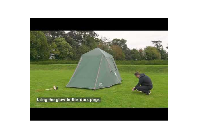 Coleman FastPitch Forest Lodge 4 Tent - set up your tent in less