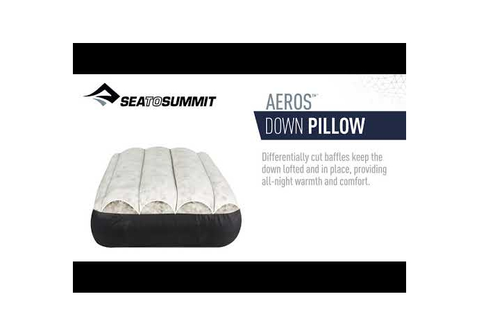 Sea to Summit Aeros Down Pillow Large Grey | CampingRocks