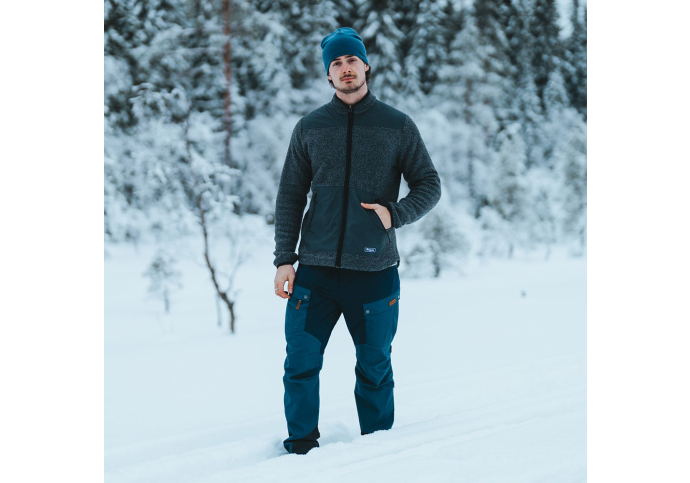 Men's Wool Jacket Bergans Nordmarka ReWool Pile Midlayer