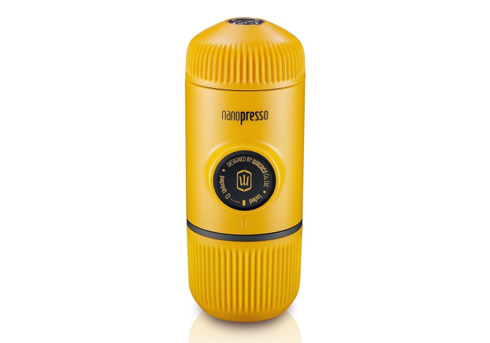 Portable and compact espresso machine Wacaco Nanopresso Yellow