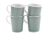 Outwell Blossom 4 pcs Mug Set Blue Shadow