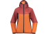 The women's Bergans Vaagaa Windbreaker jacket in faded orange/dusty rust is an ultra-lightweight windbreaker designed for mountain running, cycling, climbing, and mountain treks.