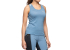 Women's Wool Tank Top Bergans Y LightLine Merino Top Women Elemental Blue / Pearl Grey – ultra-light and fine fabric, perfect for outdoor sports. Order now on the website!
