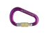 STUBAI HMS PRO EL Carabiner with screw gate Purple