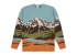 Men's wool sweater, Picture Organic Gibow Knit Sweater Mountain - a warm and soft sweater made from 80% wool with a unique mountain pattern. Order one for yourself or as a gift!
