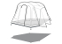 Outwell Footprint Nevada 5 tent mat - 485 cm x 300 cm - extra protection for your Outwell tent