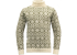 Devold Hoddevik Wool High Neck Sweater Offwhite / Olive 2024