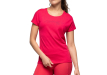 Women's merino tee Bergans Tind Crux Merino Tee Women Alpine Rose 2025