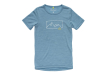 Kid's merino wool tee Devold Active Outline Tee Kid Skyblue 2025