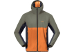 Men's Windbreaker jacket Bergans Vaagaa Windbreaker Jacket Men Faded Orange / Green Mud 2024