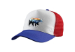 PAC DIY Trucker Cap Blue / Red Bear