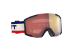 Ski goggle Scott Shield Goggle Beige Blue / Illuminator Red Chrome 2024