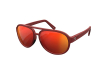 Sunglasses Scott Bass Sunglasses Merlot Red / Red Chrome