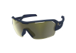 Mountain Sunglasses Scott Spur Sunglasses Submariner Blue Gold Chrome + Clear
