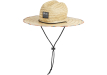 Tourist straw hat with brim Picture Organic Lopra Hat Straw Tiki Print