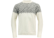 Wool Sweater Devold Bjørnøya Offwhite / Ink 2024