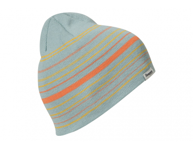 Bergans Striped Youth Beanie Misty Forest / Cantaloupe 2022