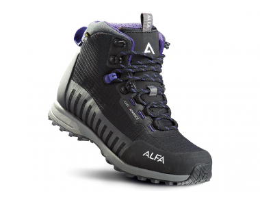 ALFA Kvist Advance GTX W Hiking Boots Black Purple