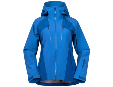 Bergans Oppdal Lady Hardshell Ski Jacket Athens Blue Ocean