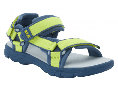 Jack Wolfskin Seven Seas 3 Sandals Kids Lime / Blue