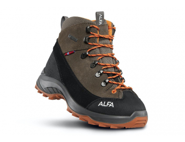 ALFA Kratt Perform GTX Jr Hiking Boots Brown