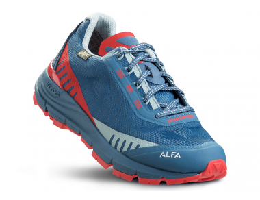 ALFA Ramble Advance GTX W Trail Running Shoes Blue Red