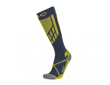 PAC SK 6.2 Merino Technical Pro Man Ski Socks Navy-Yellow