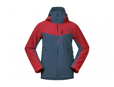 Bergans Oppdal Insulated Ski Jacket Orion Blue / Red 2022