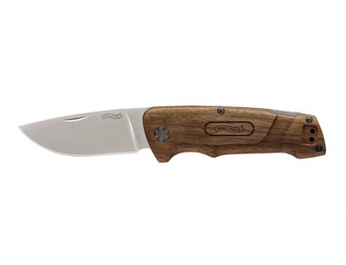 Walther knife 'Blue Wood' - walnut wood BWK 2