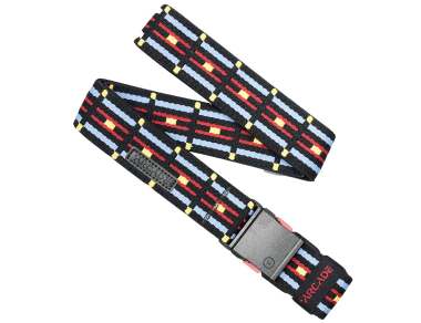Performance stretch belt ARCADE Keyah Slim Black/Sky