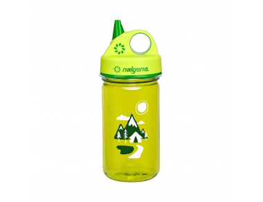  Nalgene Kids No-Spill Bottle Grip-n-Gulp 0.35 L Green Trail