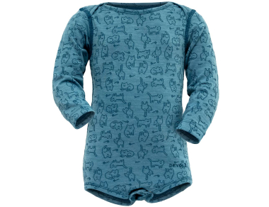 Merino wool baby body Devold Duo Active Merino Body Baby Moon