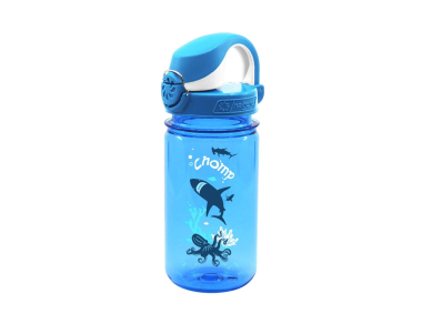 Nalgene OTF Kids 0.35 L Water Bottle Blue Chomp