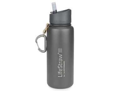 LifeStraw Go Stainless Steel Vacuum Insulated Bottle 2-Stage Filtration