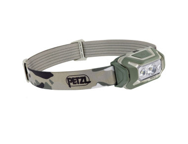 Petzl ARIA 2 RGB 450 LM Camouflage Headlamp - powerful headlamp, 450 lumens, 3 light colors. Order on the website!