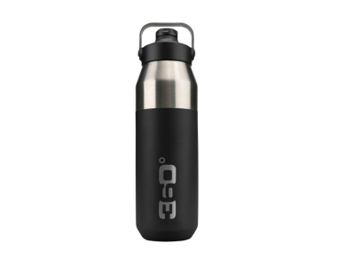 360 Degrees Vacuum Insulated Sip Bottle 1000ml - Black