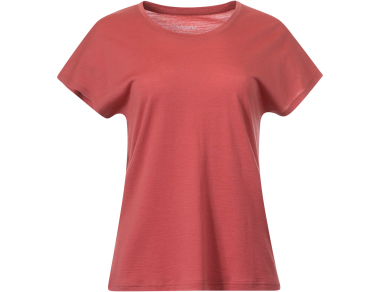 Women's merino t-shirt Whenever Merino tee in dusty rust - simple design and high-quality materials with Norwegian quality!
