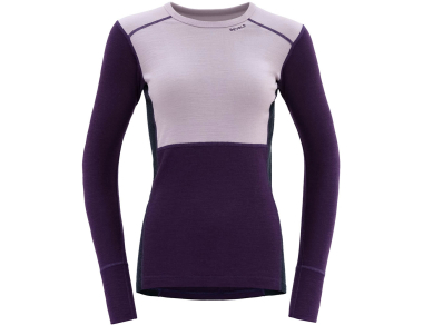 Women's merino wool shirt Devold Lauparen Merino 190 Shirt Woman Orchid / Lilac 2025