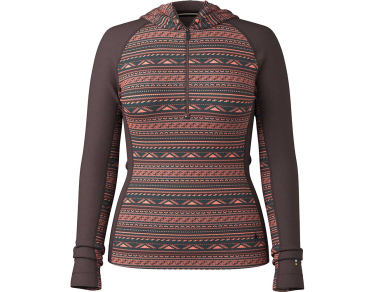 Women’s thermal hoodie Smartwool Classic Thermal Merino Base Layer 1/2 Zip Hoodie Coral Reef Summit Soul – premium 100% merino!